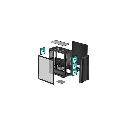 DeepCool CC560 V2 Midi Tower Черен