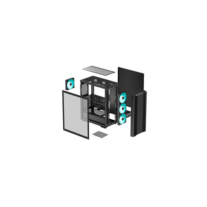 DeepCool CC560 V2 Midi Tower Черен