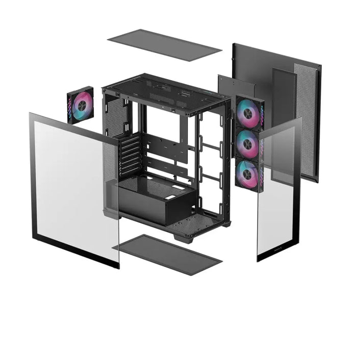 DeepCool CG580 4F Midi Tower Черен