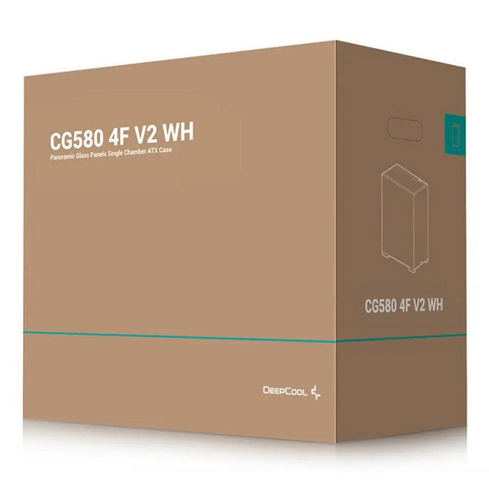 DeepCool CG580 4F V2 Midi Tower бял