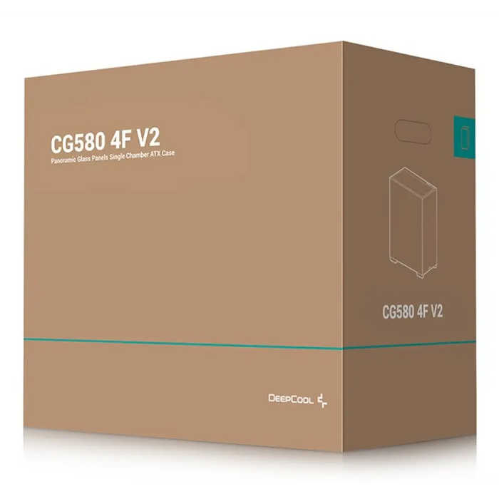 DeepCool CG580 4F V2 Midi Tower Черен