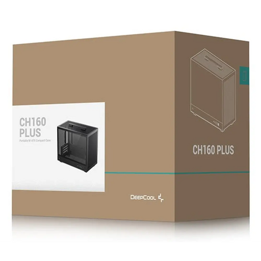 DeepCool CH160 PLUS Малък форм фактор (SFF) Черен