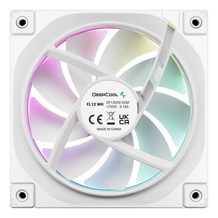 DeepCool FL12 WH-3 в 1 Вентилатор за компютърна кутия 12 см