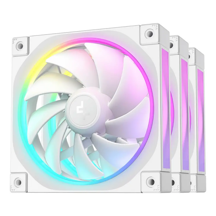 DeepCool FL12 WH-3 в 1 Вентилатор за компютърна кутия 12 см