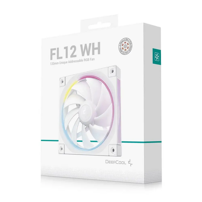 DeepCool FL12 WH Вентилатор за компютърна кутия 12 см Бял 1
