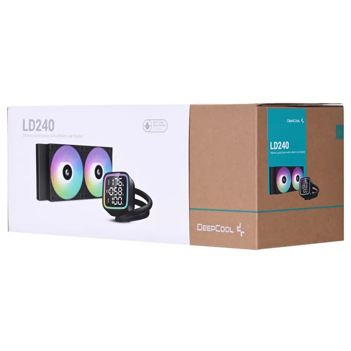DeepCool LD240 Процесор Всичко-в-едно течен охладител 12 см