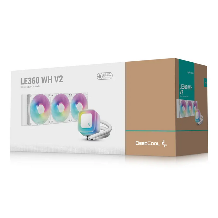 DeepCool LE360 WH V2 Процесор Всичко-в-едно течен охладител