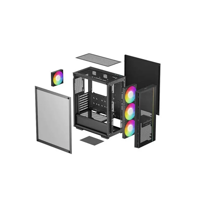 DeepCool MATREXX 55 MESH V4 C Midi Tower Черен