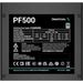 DeepCool PF500 захранване 500 W 20 + 4 pin ATX ATX Черен
