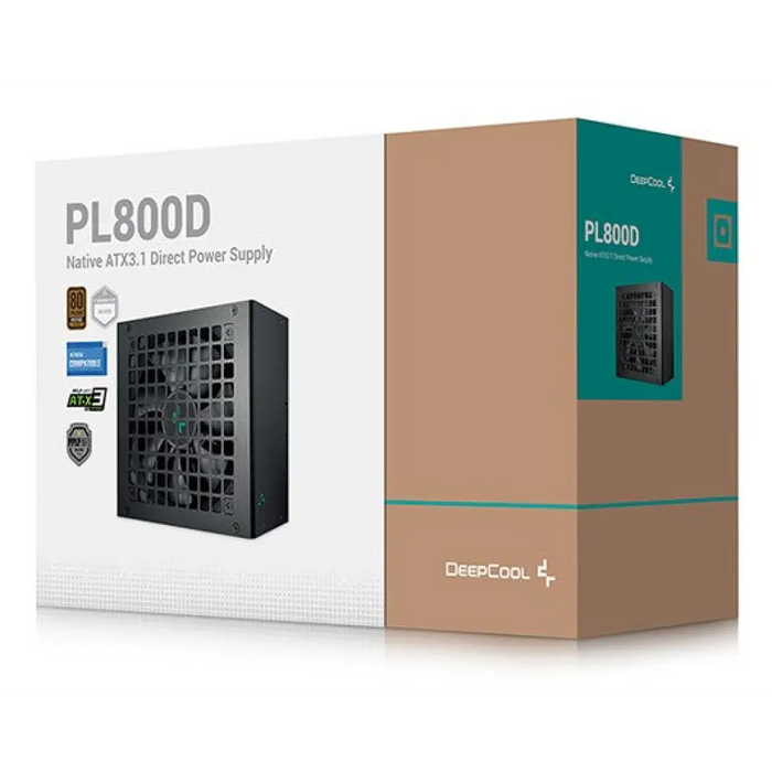 DeepCool PL800D захранване 800 W 20 + 4 pin ATX ATX Черен