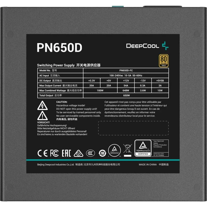 Deepcool PN650D 650w Gold Direct PSU