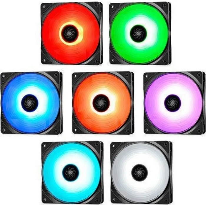 DeepCool RF120 Кутия за компютър Вентилатор 12 см Черен Бял