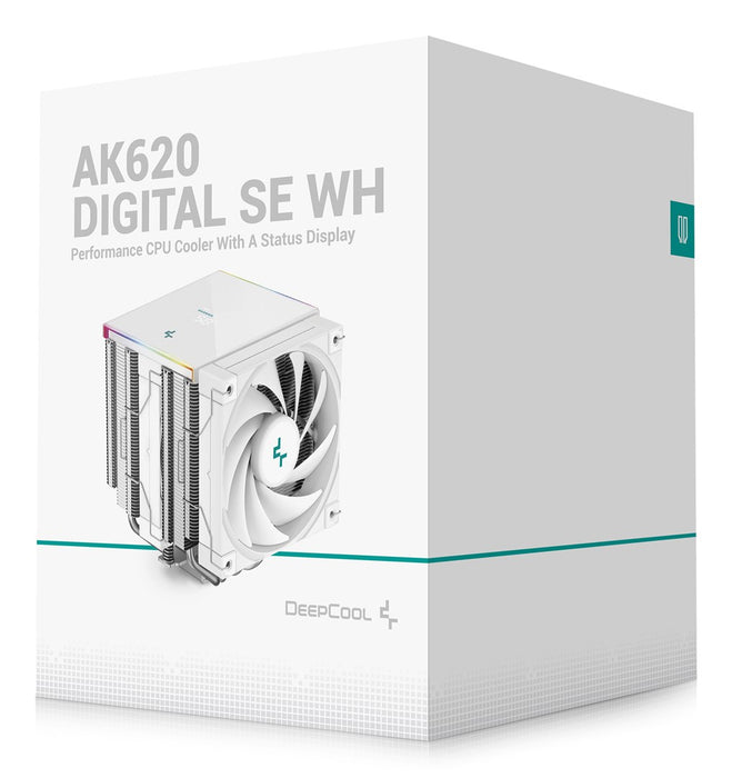 DeepCool AK620 Digital SE WH охладител за процесор 12 см бял 1 бр.