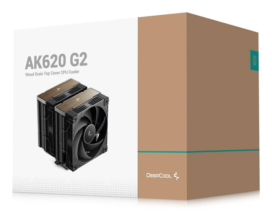DeepCool AK620 G2 охладител за процесор 12 см черен 1 бр.