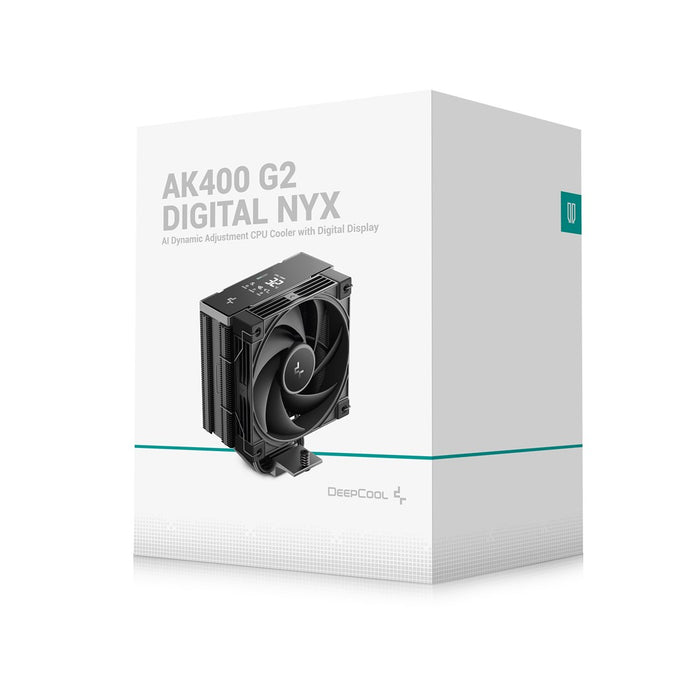 DeepCool AK400 G2 Digital NYX охладител за процесор 12 см Черен 1 бр.