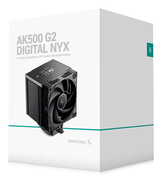 DeepCool AK500 G2 Digital NYX охладител за процесор 12 см Черен 1 бр.