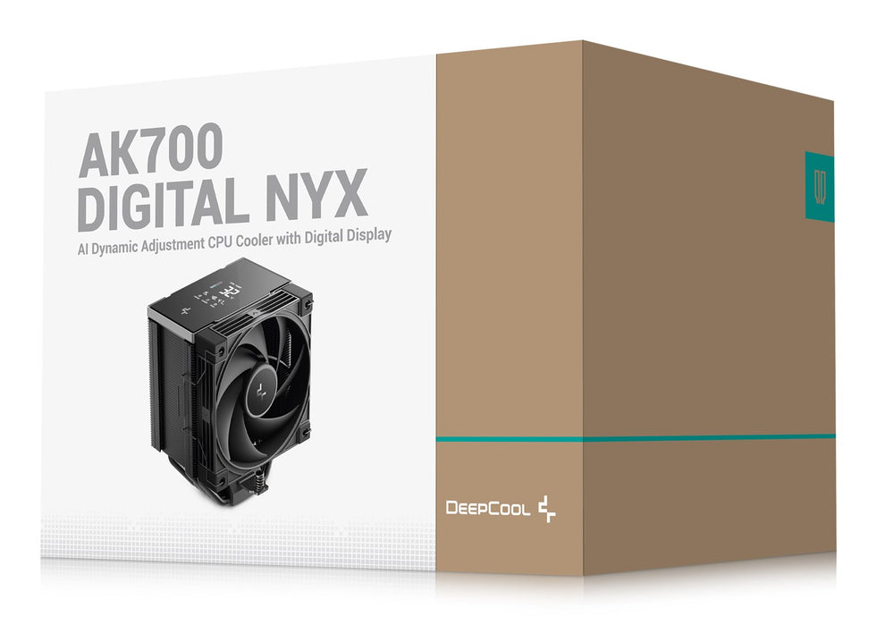 DeepCool AK700 Digital NYX охладител за процесор 12 см Черен 1 бр.