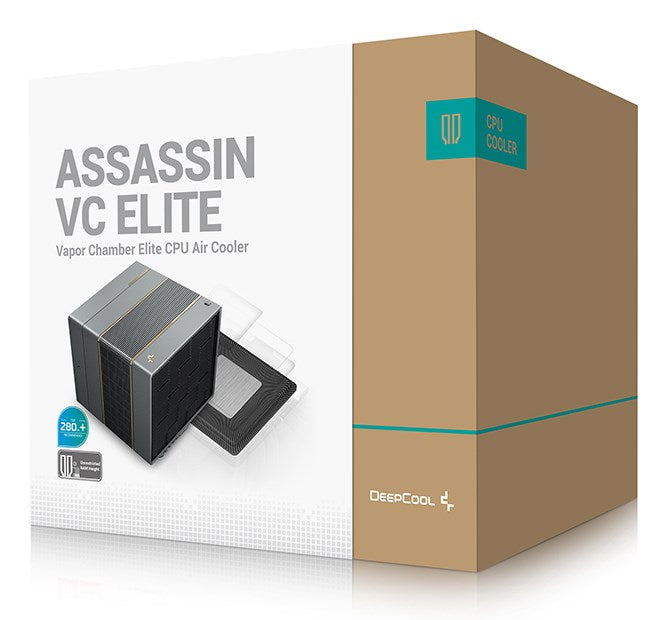 DeepCool ASSASSIN VC ELITE охладител за процесор 120/140 мм черен 1 бр.
