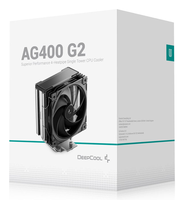 DeepCool AG400 G2 охладител за процесор 12 см черен
