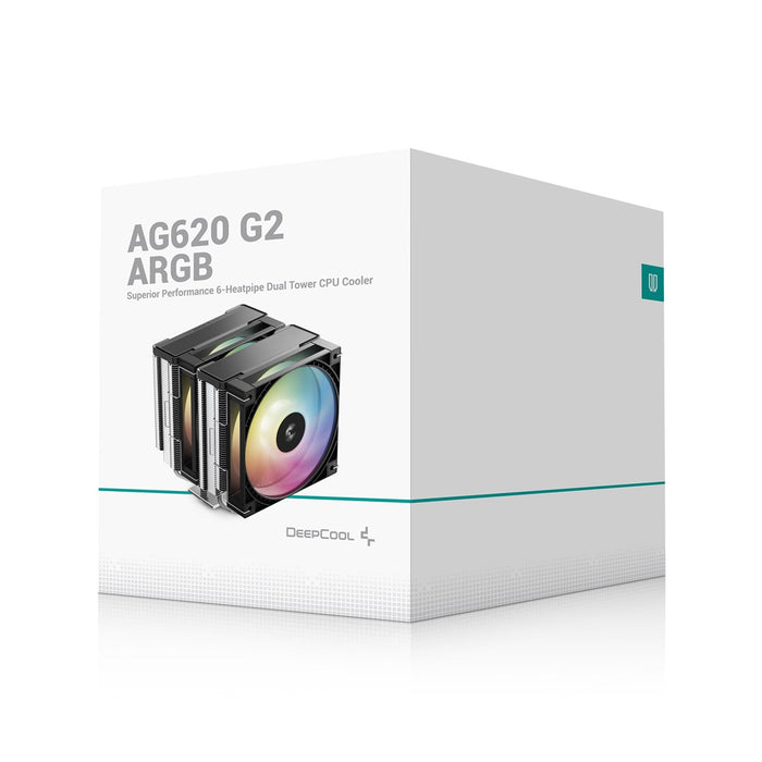 DeepCool AG620 G2 ARGB охладител за процесор 12 см черен 1 бр.