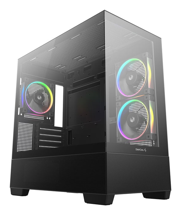 DeepCool CG380 3F Midi Tower Черен
