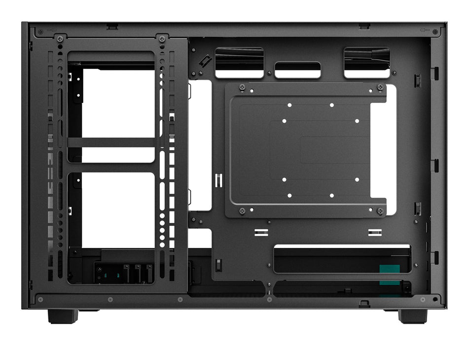 DeepCool CH260 WOOD Micro Tower Черен, Дървен