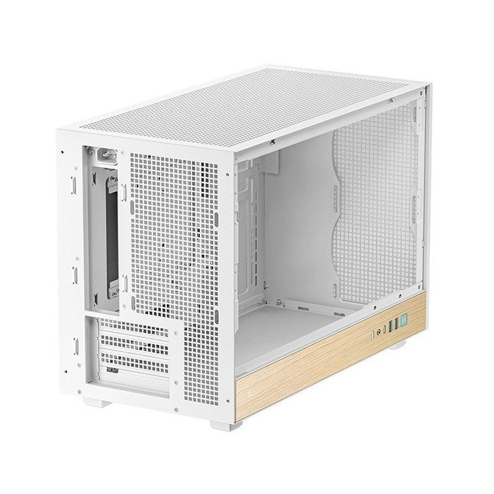 Кутия DeepCool CH260 WOOD, бяла
