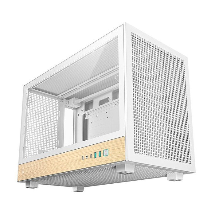 Кутия DeepCool CH260 WOOD, бяла