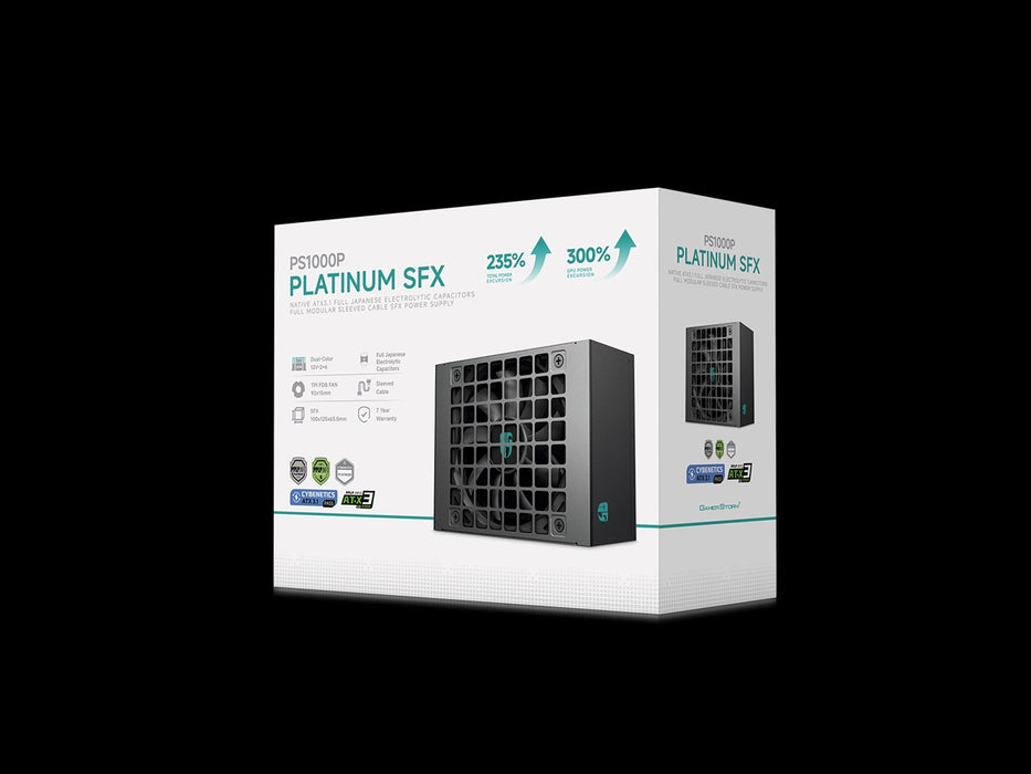 Захранване за компютър DEEPCOOL PS1000P, черно