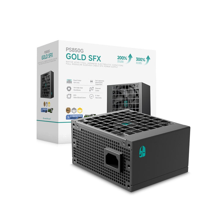Захранващ блок DeepCool PS850G 850 W 20+4 pin ATX SFX Черен