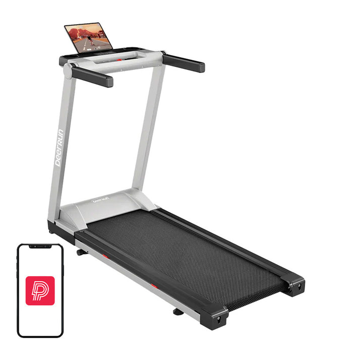 Сгъваема електрическа бягаща пътека DeerRun A1 Pro (сребриста)