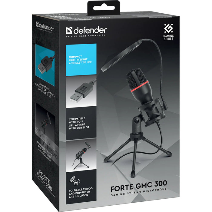 Микрофон DEFENDER FORTE GMC 300 64631 USB