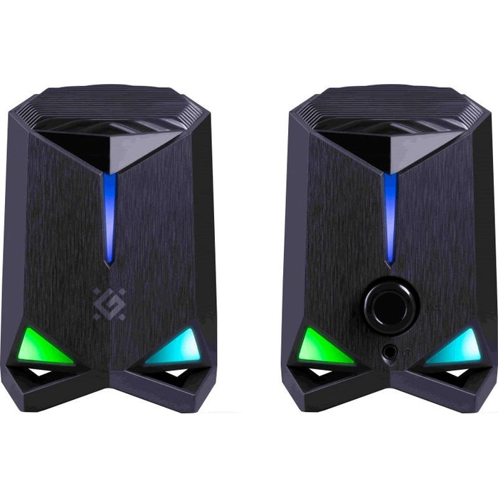 Компютърни високоговорители ROCKET 2.0 6W LED USB ЧЕРНИ