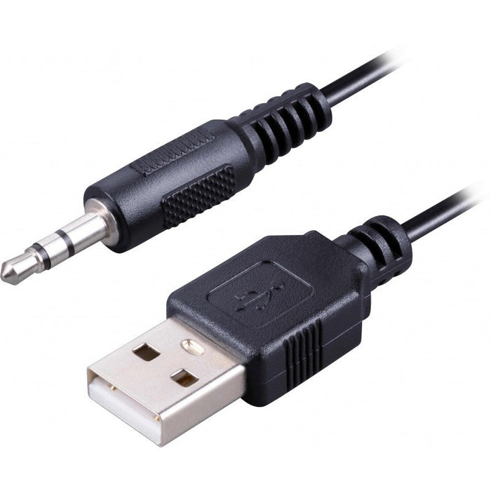 Компютърни високоговорители ROCKET 2.0 6W LED USB ЧЕРНИ
