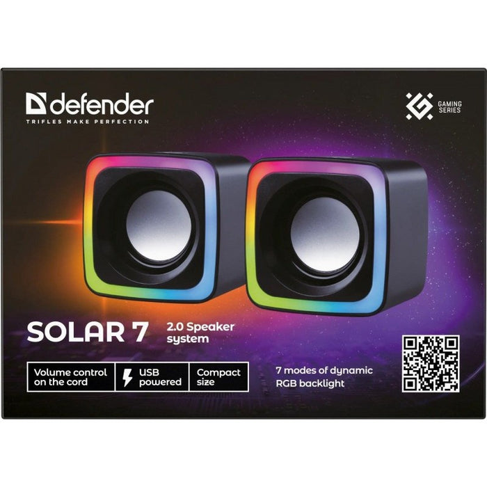 DEFENDER SOLAR 7 2.0 6W LED USB ТОНКОЛОНИЦИ 65117