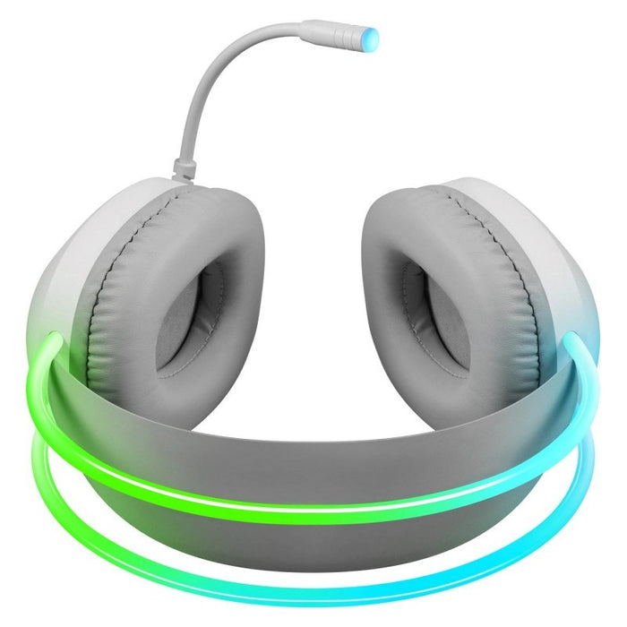 СЛУШАЛКИ DEFENDER ECLIPSE RGB WHITE