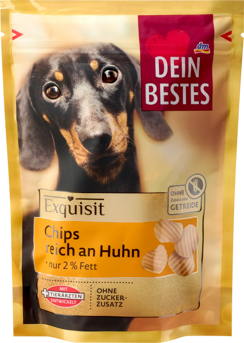 Чипс с пилешко за кучета Exquisit, 80 g