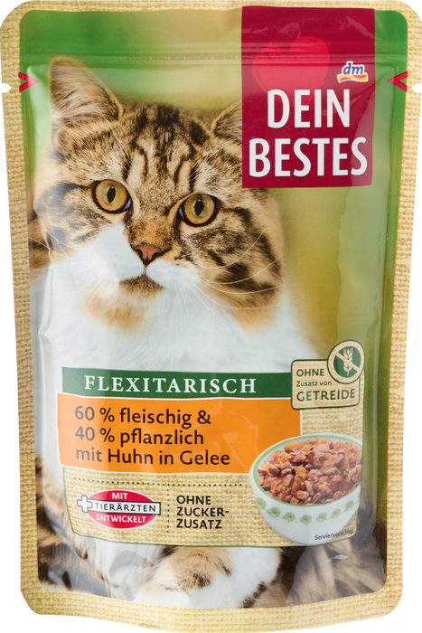 Храна за котки с пилешко в желе Naturverliebt, 100 g