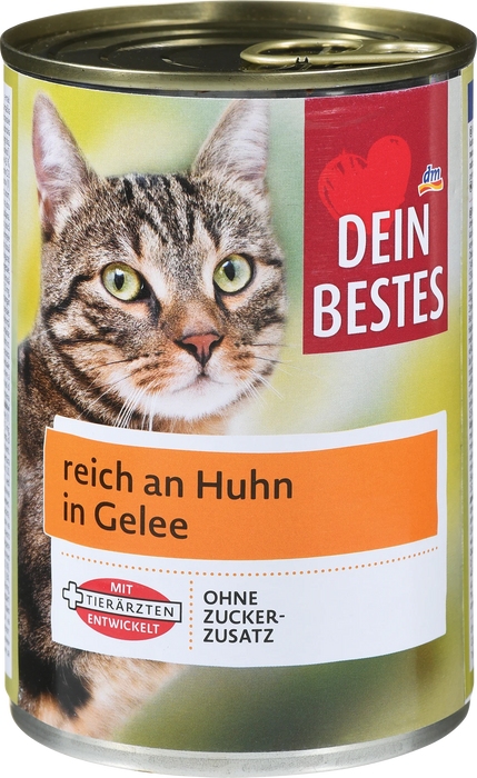 Храна за котки в желе с пиле, 415 g