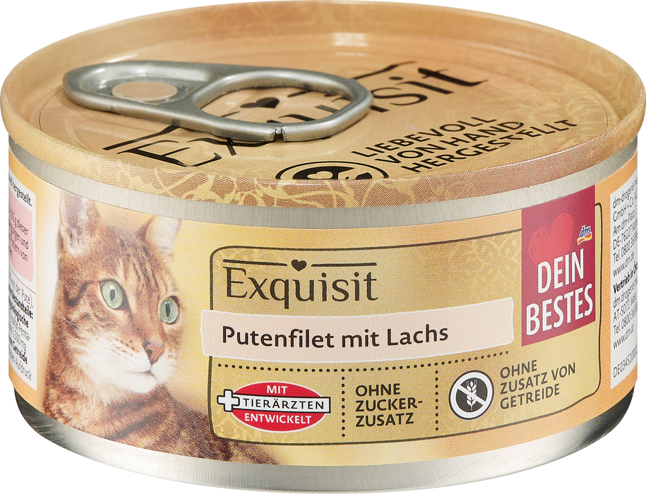 Храна за пораснали котки мус със сьомга, 70 g