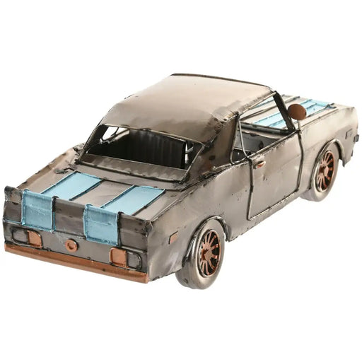 Декоративна фигурка Home ESPRIT Син Сребрист Кола Vintage