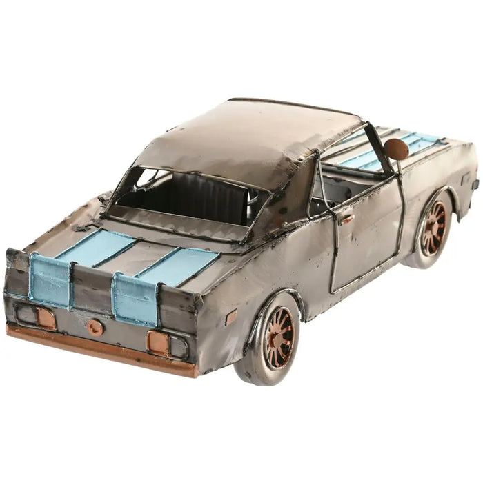 Декоративна фигурка Home ESPRIT Син Сребрист Кола Vintage