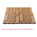 ДЕКИНГ ПЛОЧКА 30X30CM WPC MUHLER YL3021