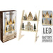 ДЕКО СТЪЛБА С КЪЩИ 20X18X31CM LED AX5308250