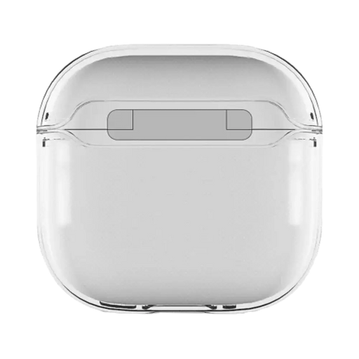 Декодиран силиконов калъф за AirPods 4 - прозрачен