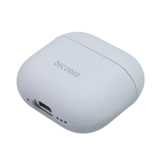 Декодиран силиконов калъф за AirPods 4 - син