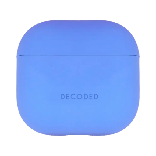 Декодиран силиконов калъф за AirPods 4 - син