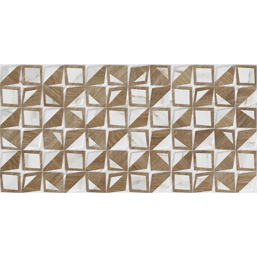 ДЕКОР 25X50 ДЕЛФИ ЗВЕЗДИ МИКС БЯЛА