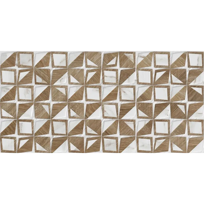 ДЕКОР 25X50 ДЕЛФИ ЗВЕЗДИ МИКС БЯЛА