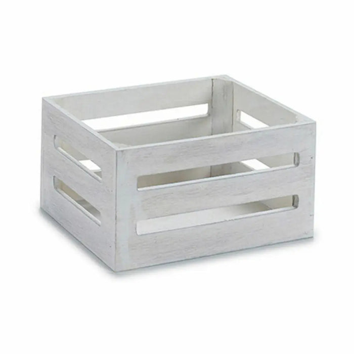 Декоративна кутия Gift Decor 4611H-WHI 4611H-WHI Бял Дървен